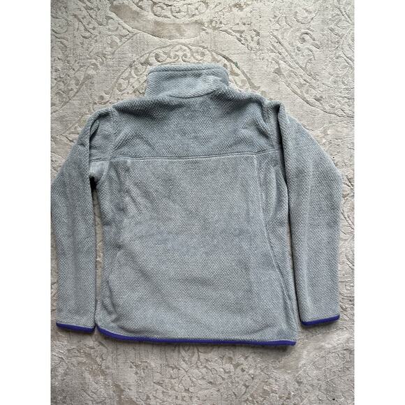 Patagonia Women’s Re-Tool Snap-T Pullover Grey Purple Size L - Picture 3 of 5